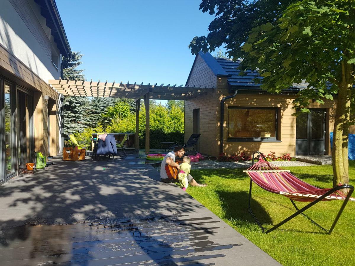 Wiselka Holiday House-1,2Km To The Beach; 5 Bedrooms, 3 Bahrooms; Fire Place. Private Sauna! Екстериор снимка